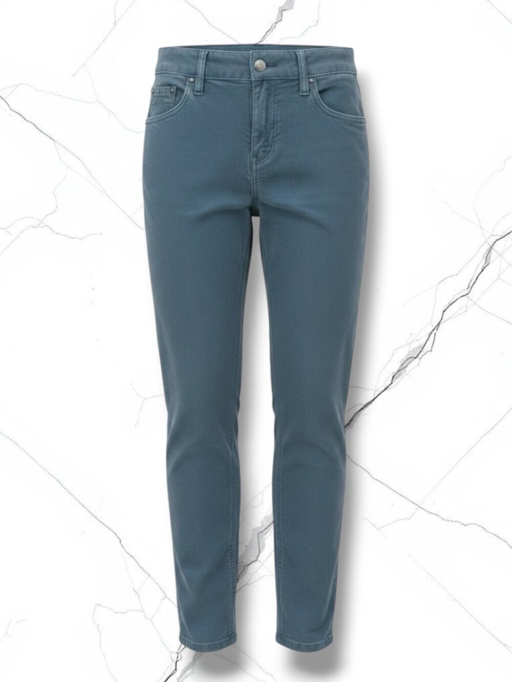 Boden‎ Cord Girlfriend Blue Corduroy Straight Leg Pants 4P